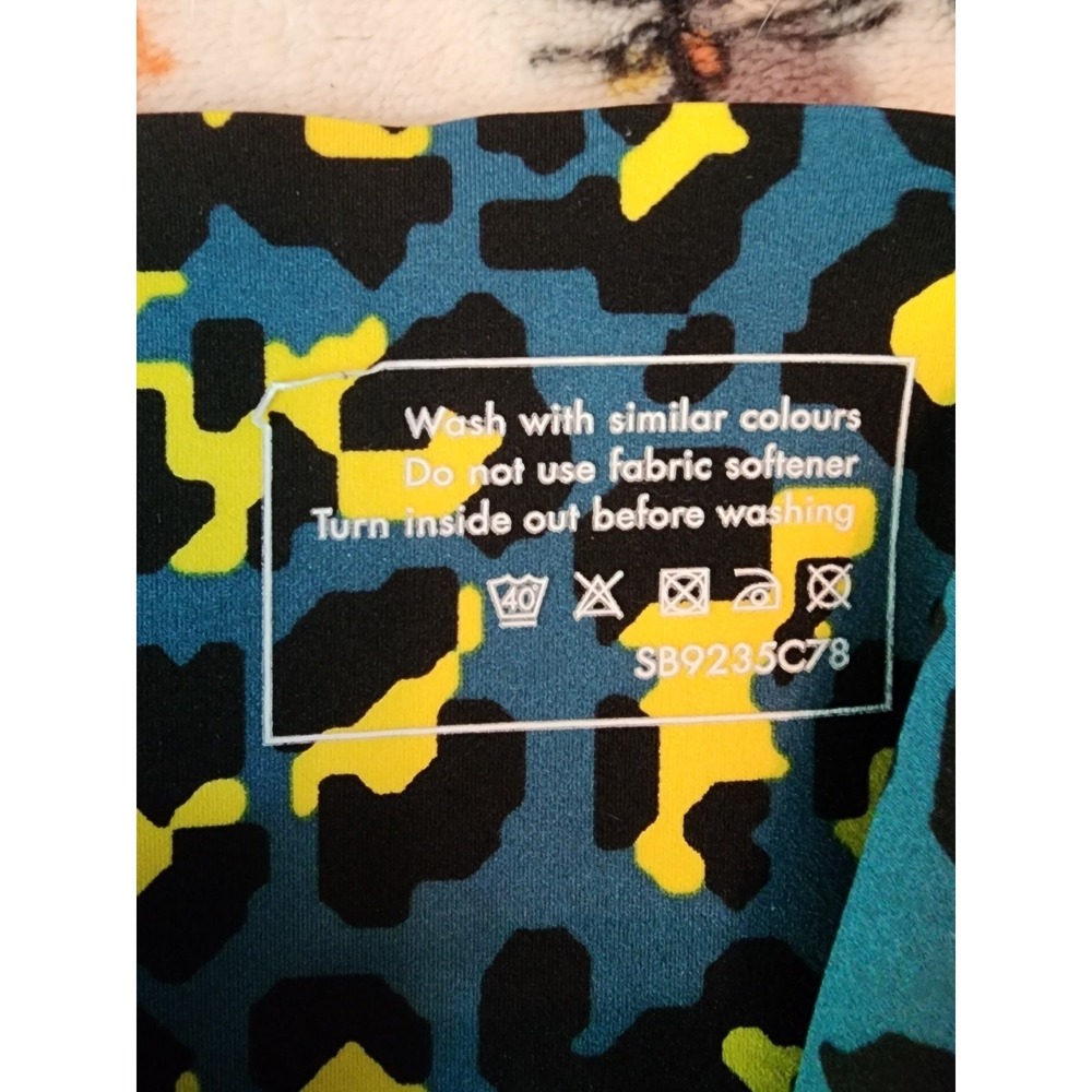 Sweaty Betty Power Ultra Sculpt High Waist 7/8 Workout Leggings Leopard Teal 8 - Picture 6 of 7